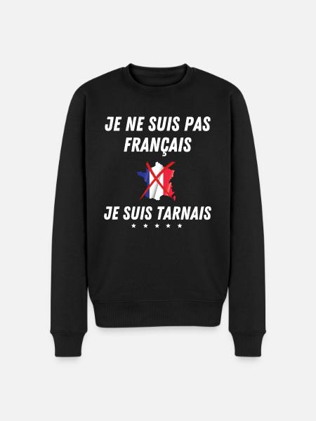 Je ne suis pas français, je suis tarnais - Pull Premium bio Homme - noir