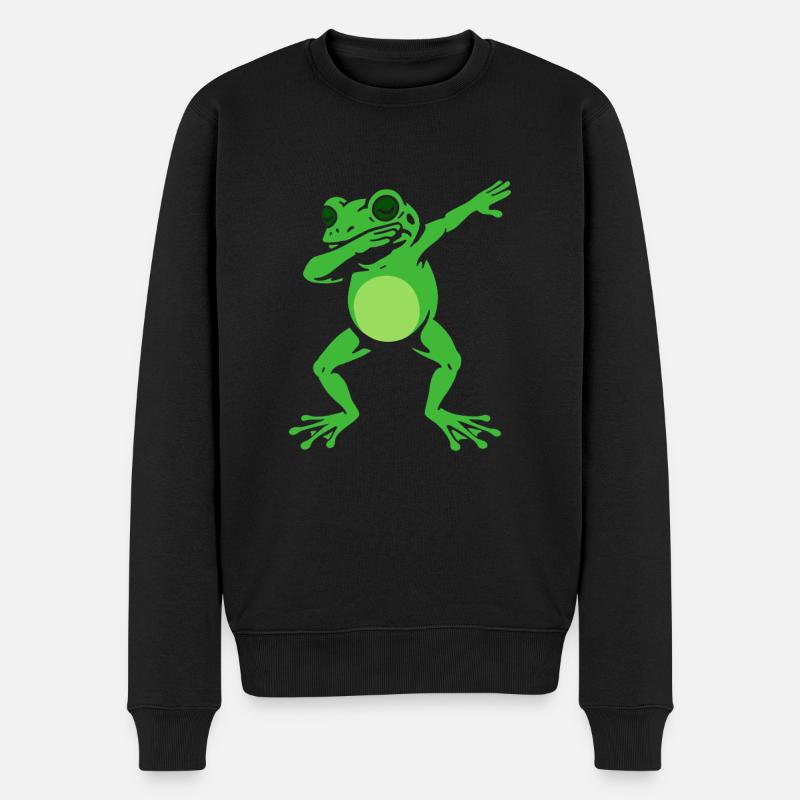 Dabbing Frog - Dab Dance - Cadeau - Pull Premium bio Homme - noir