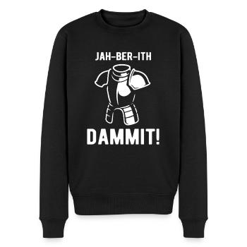 Enigma - screwed up - dammit - für Gamer - Männer Premium Bio Pullover - Schwarz - Vorne - Nico (187cm)