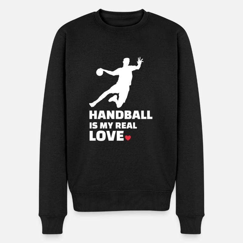 J’adore le handball - Pull Premium bio Homme - noir
