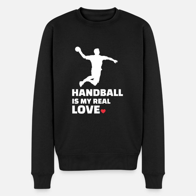 J’adore le handball - Pull Premium bio Homme - noir