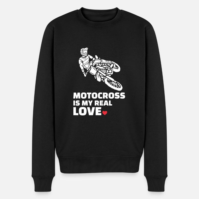 J’adore le motocross - Pull Premium bio Homme - noir