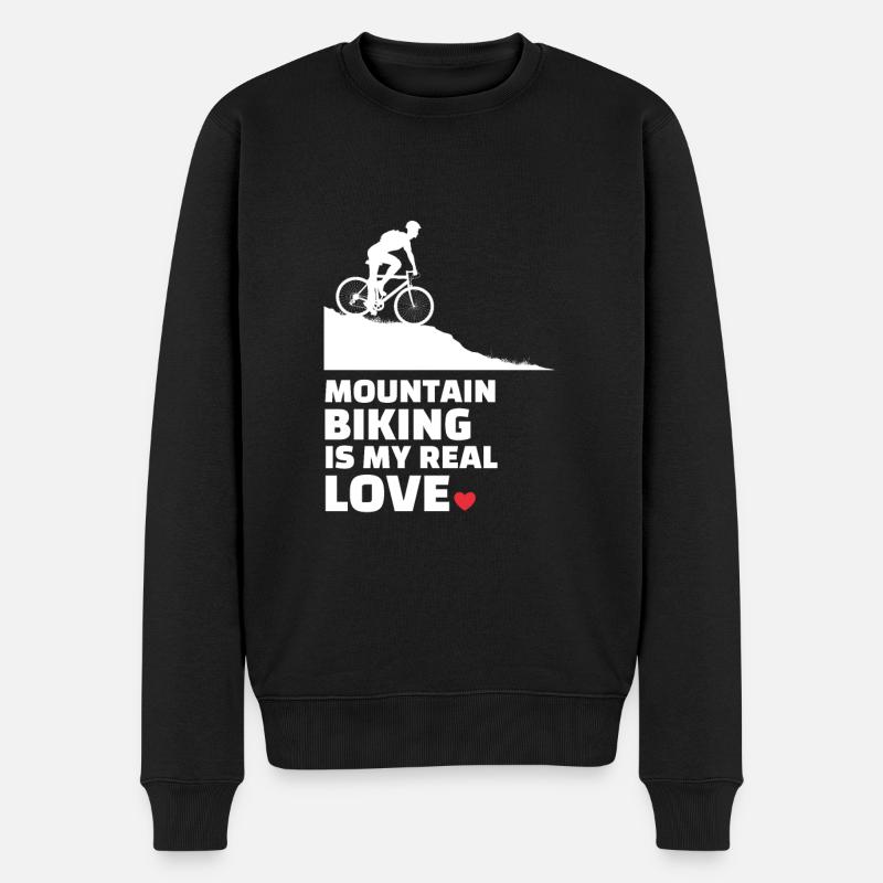 J’adore le VTT - Pull Premium bio Homme - noir