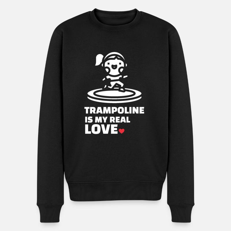 J’adore le trampoline - Pull Premium bio Homme - noir