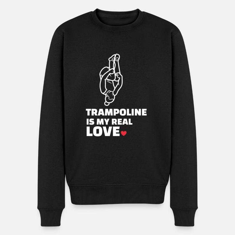 J’adore le trampoline - Pull Premium bio Homme - noir