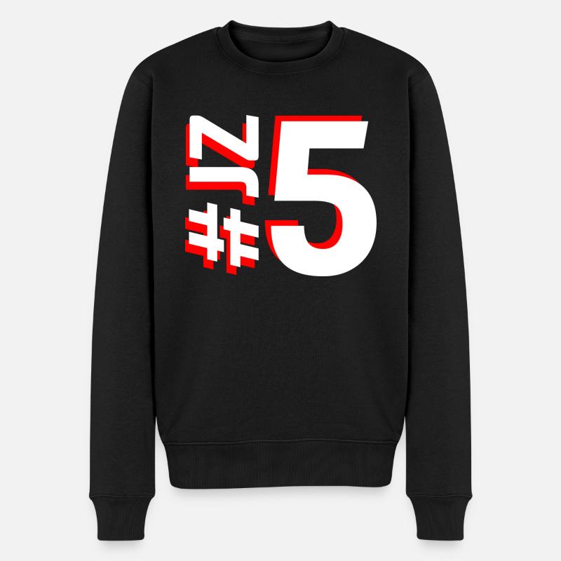 JZ5-KARTON - Männer Premium Bio Pullover - Schwarz