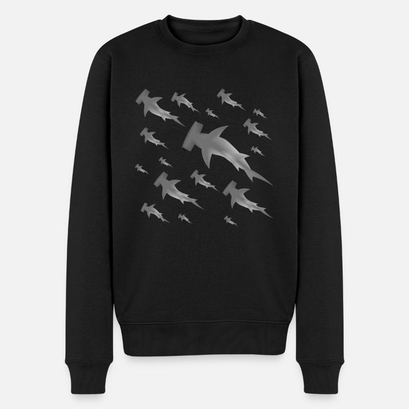 Requins-marteaux - Pull Premium bio Homme - noir
