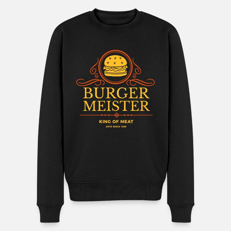 Burgermeister - Pull Premium bio Homme - noir