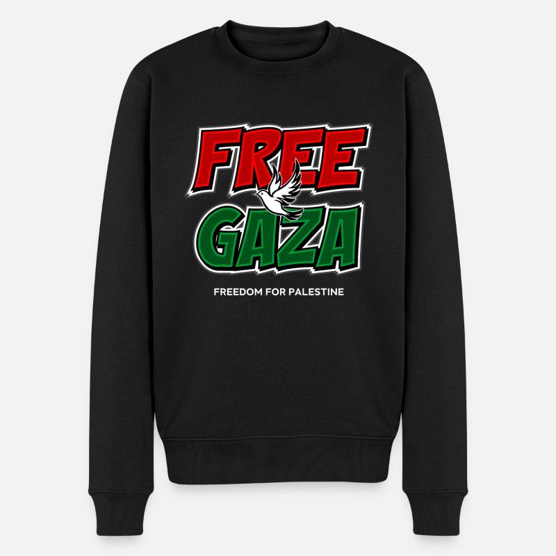Libérez Gaza - Pull Premium bio Homme - noir