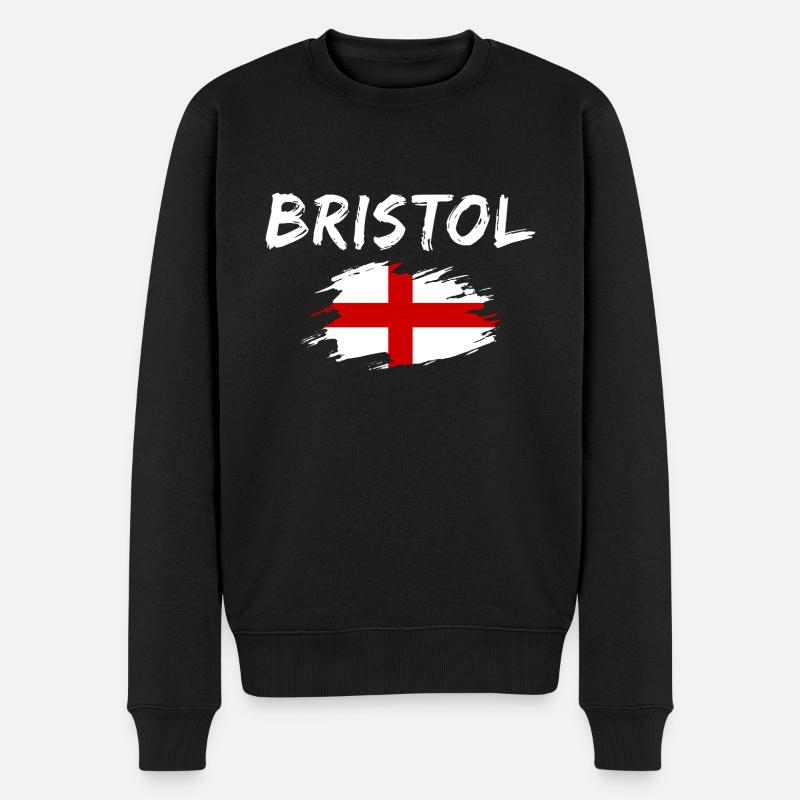 Bristol, Angleterre - Pull Premium bio Homme - noir