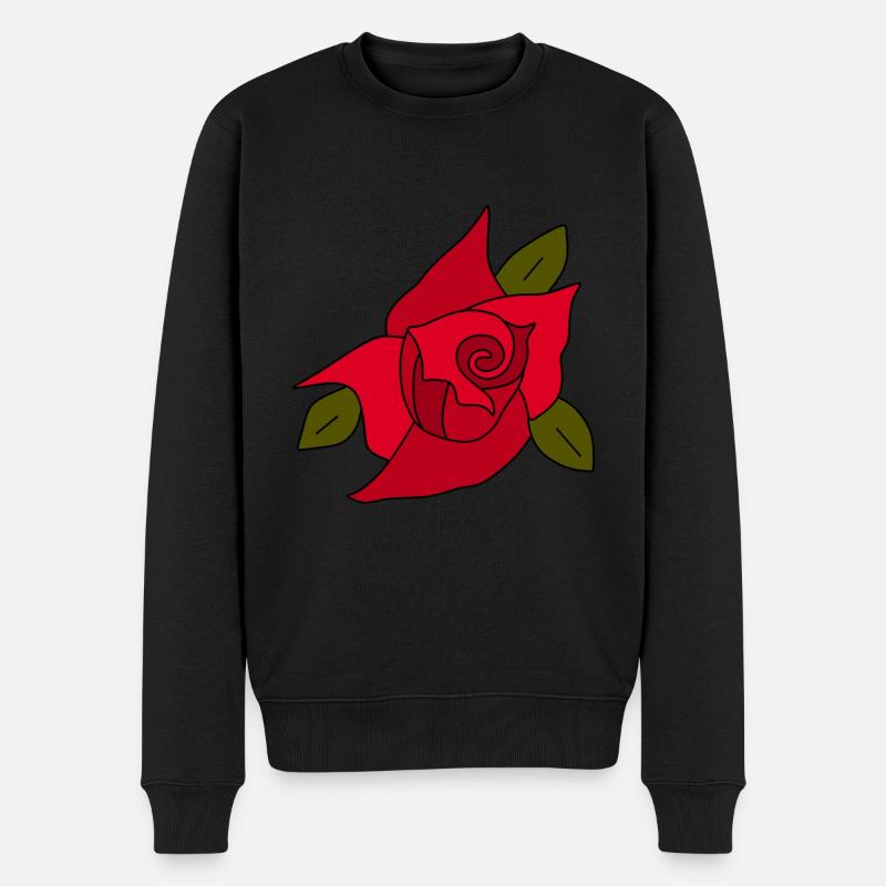 Saint-Valentin, Saint-Valentin, Saint-Valentin - Pull Premium bio Homme - noir