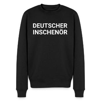 Deutscher Inschenör - Männer Premium Bio Pullover - Schwarz - Vorne - Nico (187cm)