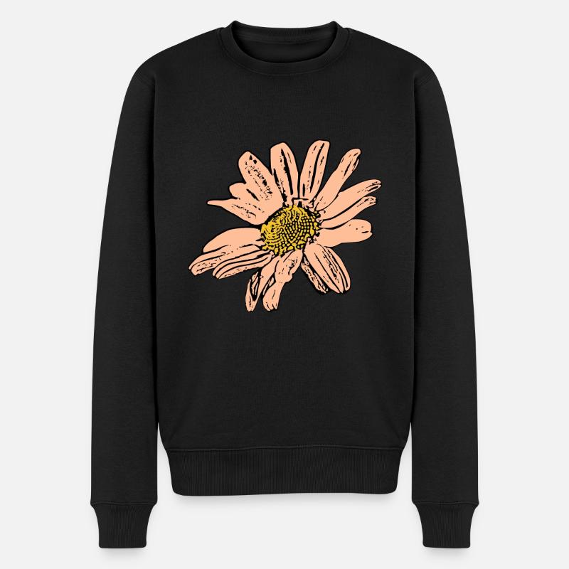 Fleur Pastel Fleurs Fleurs Pastel - Pull Premium bio Homme - noir
