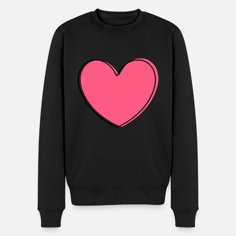 Cadeaux Saint-Valentin Cadeau Saint-Valentin - Pull Premium bio Homme - noir