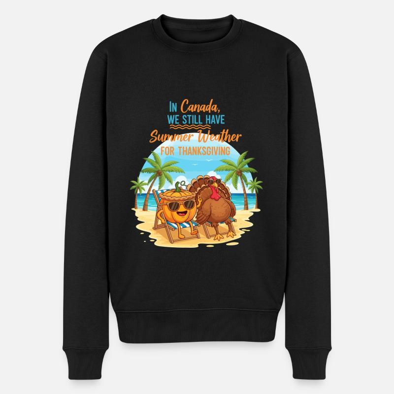 L’été au Canada - Pull Premium bio Homme - noir