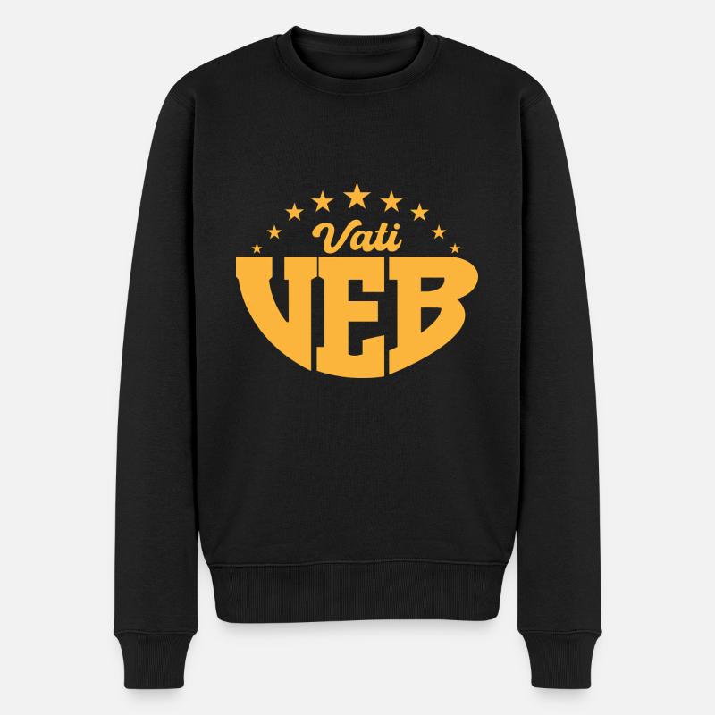 VEB Vati DDR Geschenk - Männer Premium Bio Pullover - Schwarz