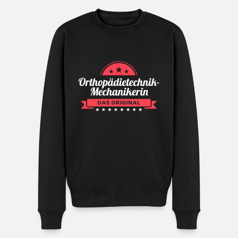 Orthopädietechnik-Mechanikerin Design für Profis - Männer Premium Bio Pullover - Schwarz