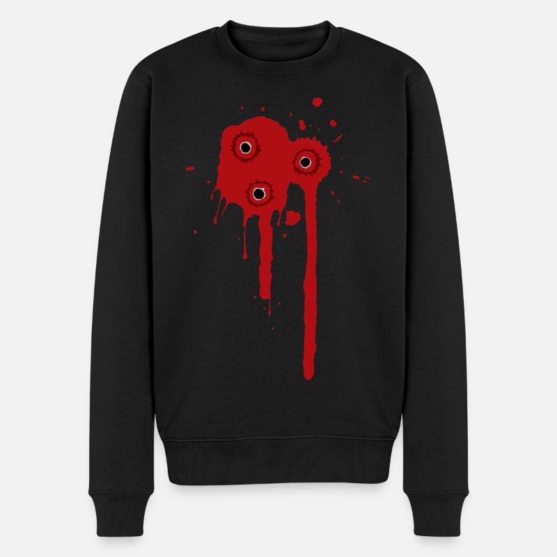 Victime collatérale - Pull Premium bio Homme - noir