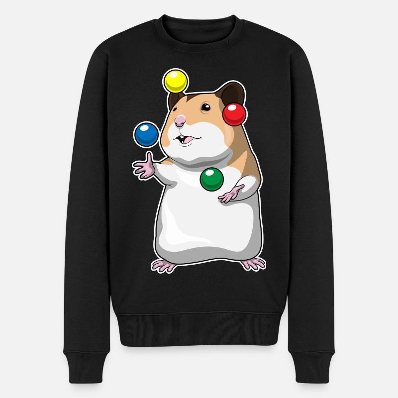Jongleur hamster jongleur - Pull Premium bio Homme - noir