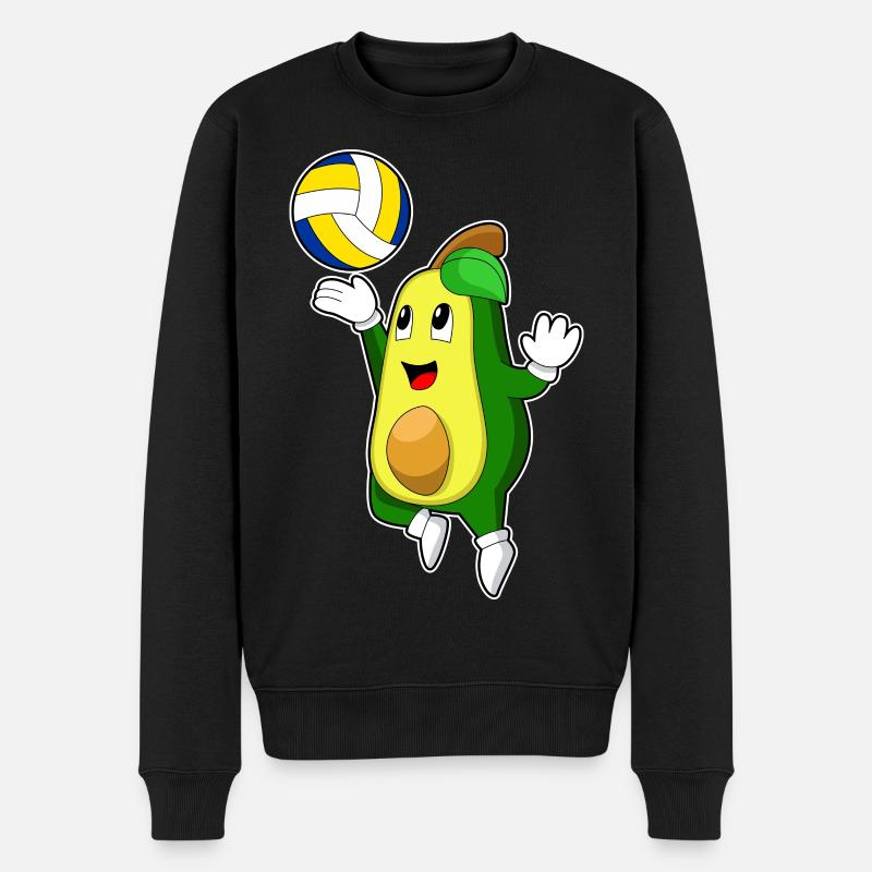 Avocat Volley-ball - Pull Premium bio Homme - noir