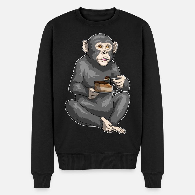 Gâteau de singe - Pull Premium bio Homme - noir