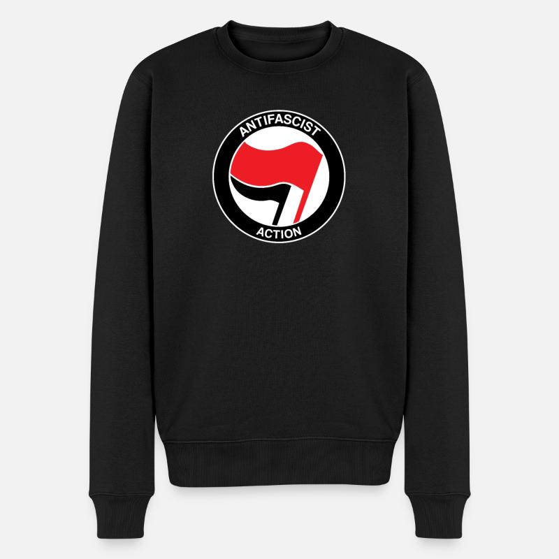 Action antifasciste Antifa antifasciste - Pull Premium bio Homme - noir