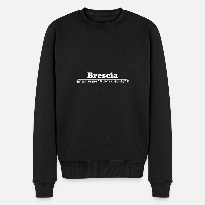 Brescia Coordonnées - Pull Premium bio Homme - noir