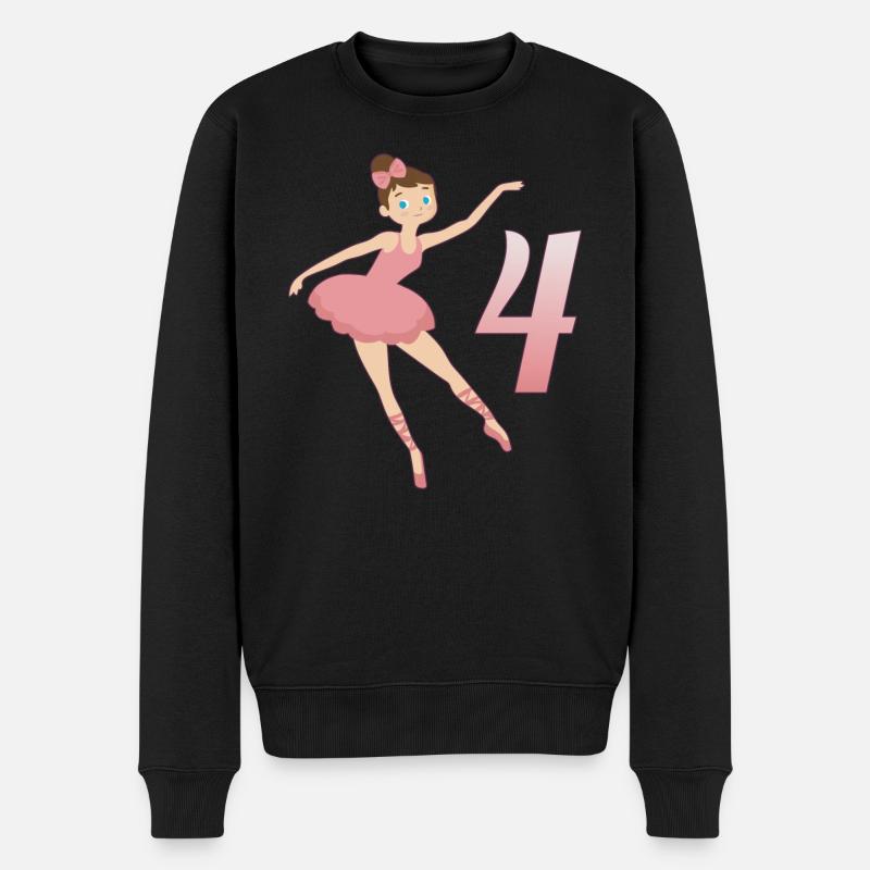 Ballerine de 4 ans 4 ans danse classique - Pull Premium bio Homme - noir