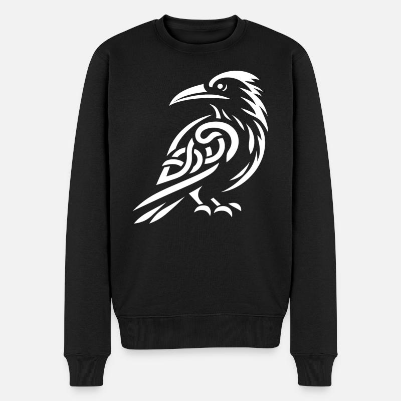 Corbeau celtique - Pull Premium bio Homme - noir