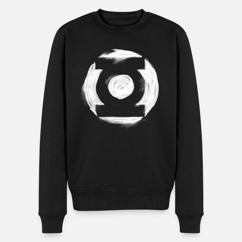 Green Lantern white milk Logo - Pull Premium bio Homme - noir