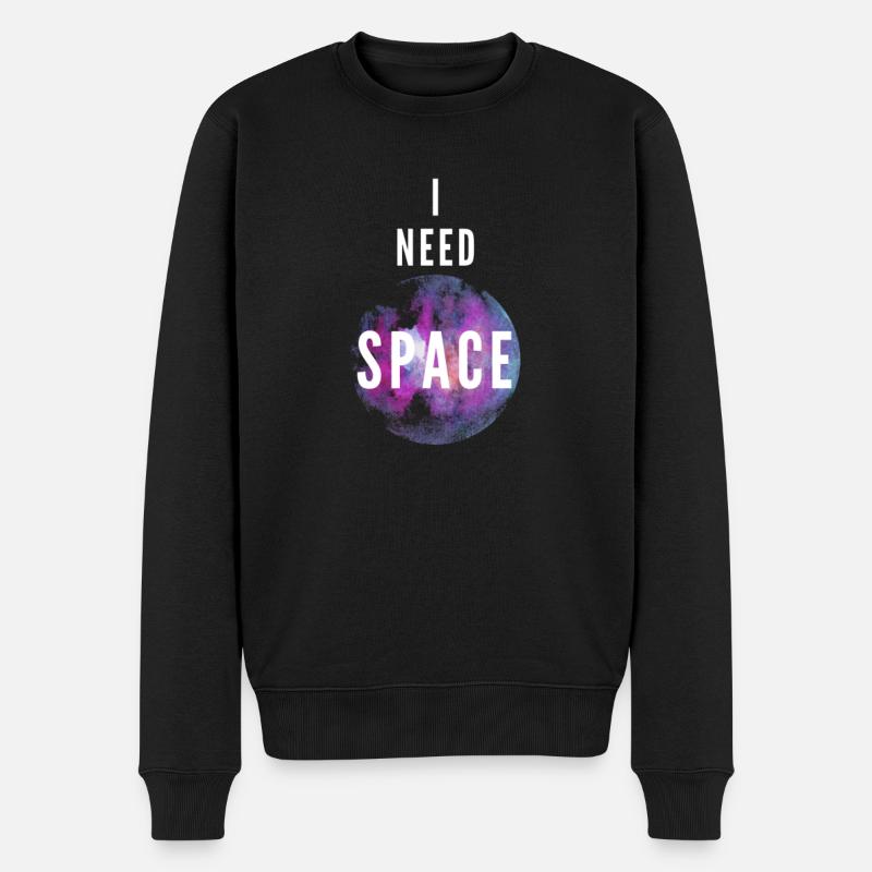 space, space, stars, science, galaxy - Men's Premium Organic Jumper - black