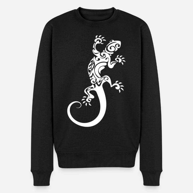 Salamander - Männer Premium Bio Pullover - Schwarz