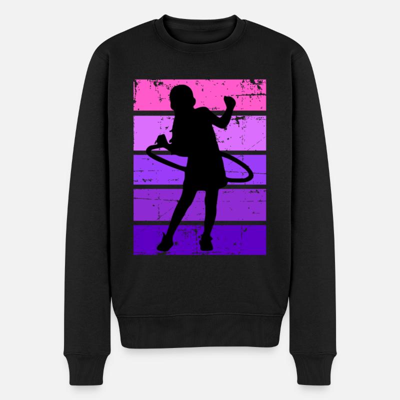 Hula fille rose - Pull Premium bio Homme - noir