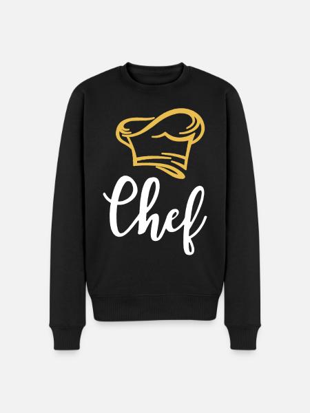 Chef Koch KĂĽchenchef Gourmet - Men's Premium Organic Jumper - black