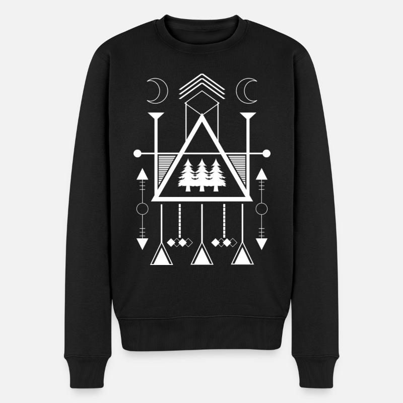 Icon Element Mystical - Men's Premium Organic Jumper - black