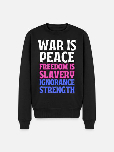 1984 is true 2022 - Men's Premium Organic Jumper - black