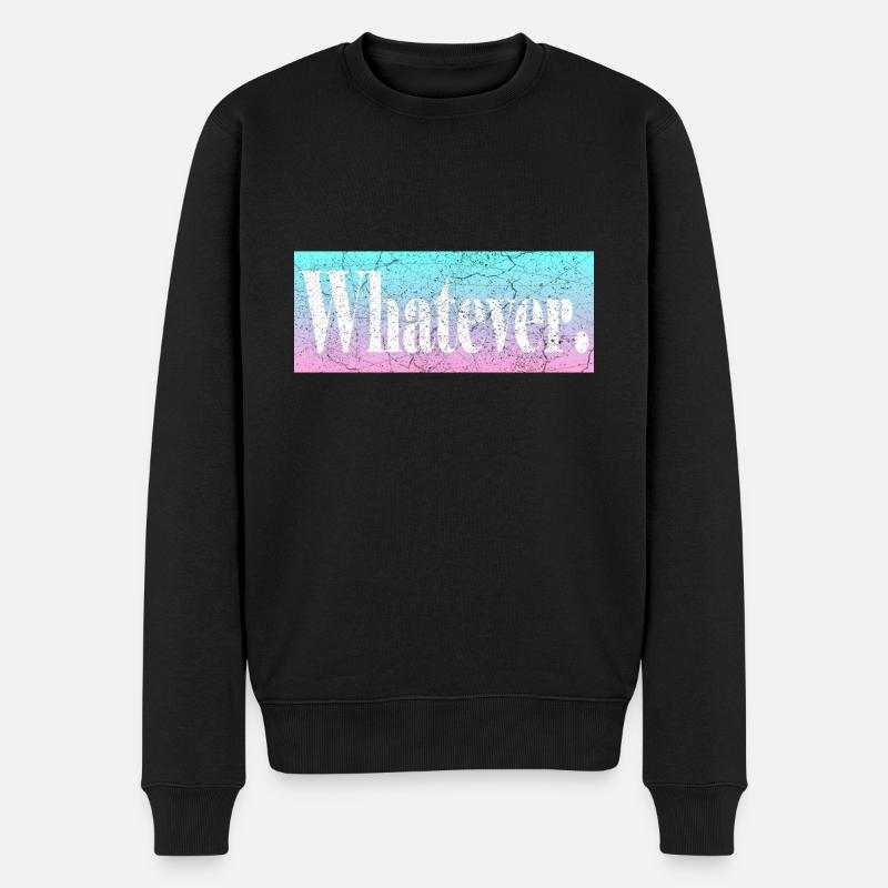 Quoi que - Pull Premium bio Homme - noir
