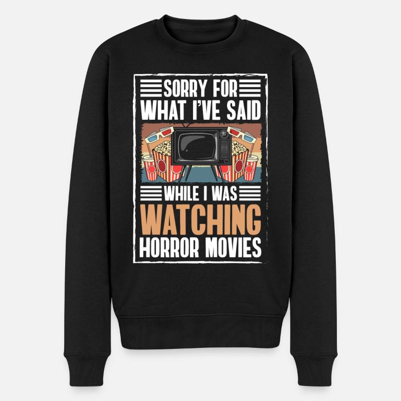 Cinéphile Screen Movie Night Hollywood - Pull Premium bio Homme - noir