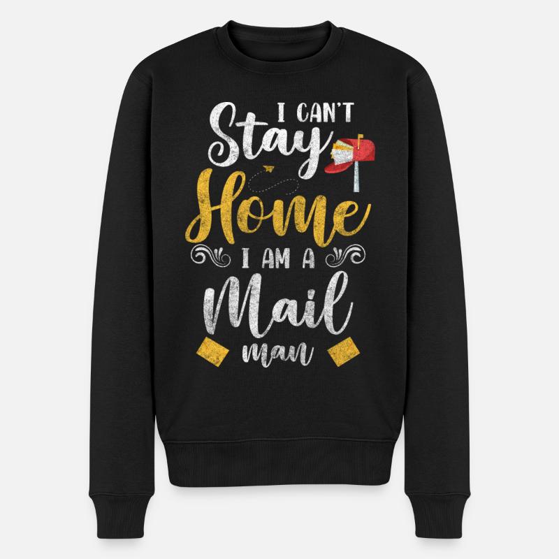 Poste Travail Facteur - Pull Premium bio Homme - noir