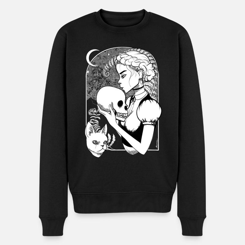 Good Night - Männer Premium Bio Pullover - Schwarz