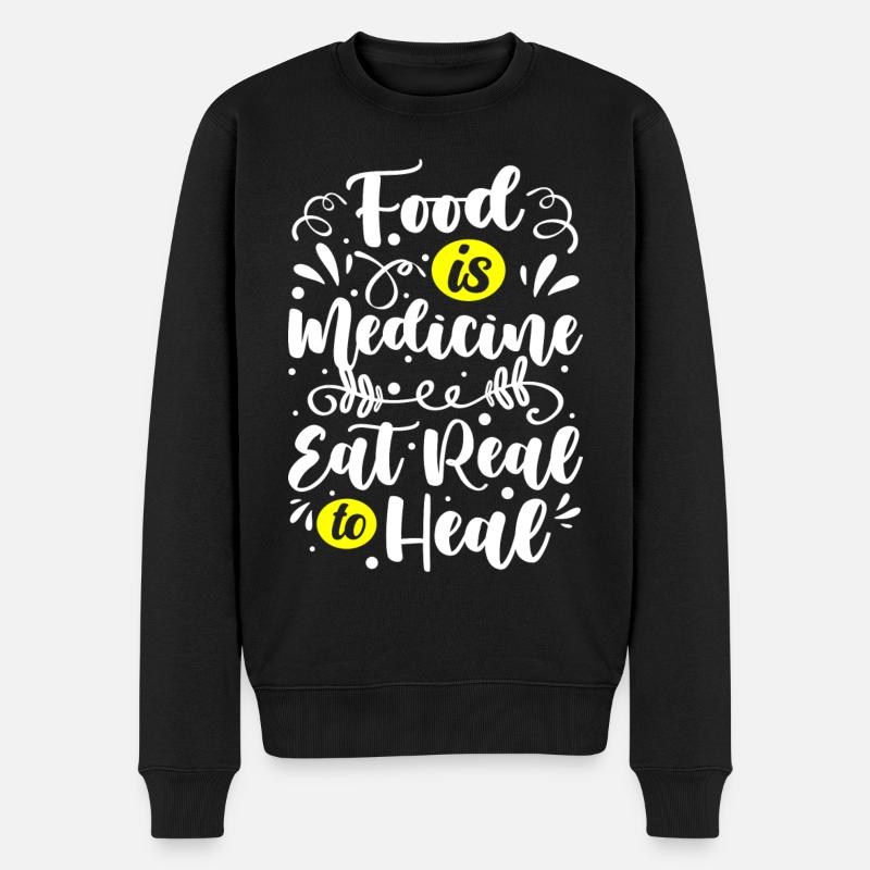 Ernährungsberater Fitness Diät Beratung - Männer Premium Bio Pullover - Schwarz