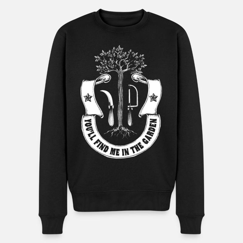 Gärtner - Männer Premium Bio Pullover - Schwarz