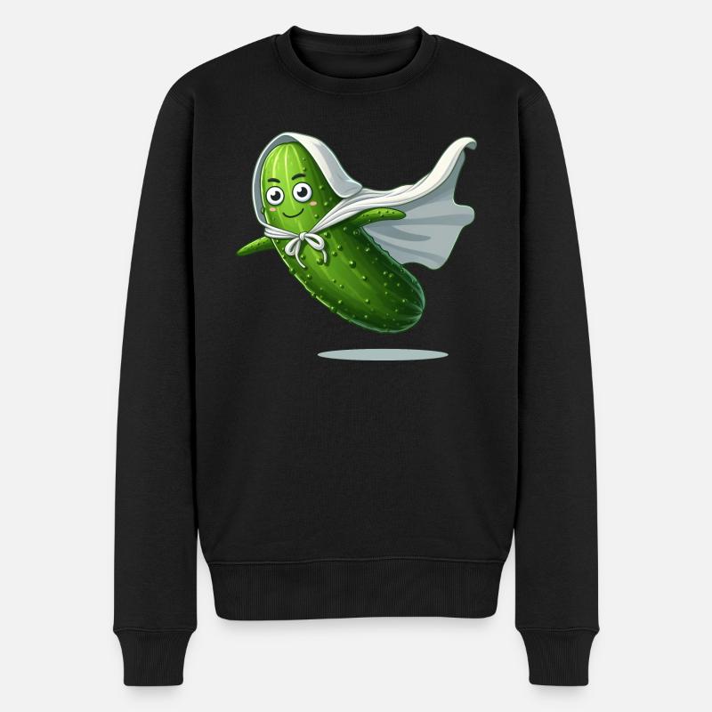 Concombre volant - Pull Premium bio Homme - noir