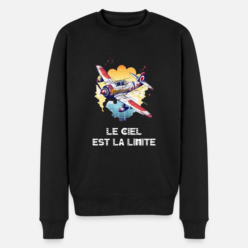 Le ciel est la limite - Pull Premium bio Homme - noir