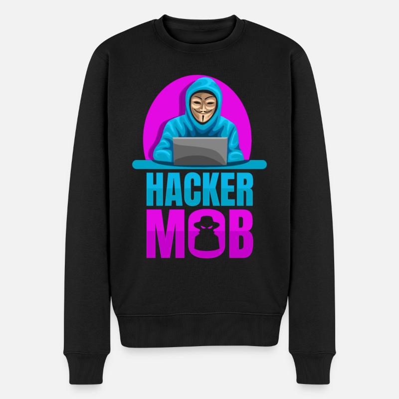 Programmierer Coder Software Entwickler - Männer Premium Bio Pullover - Schwarz