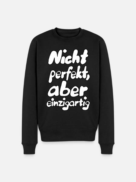 Not perfect... - Men's Premium Organic Jumper - black