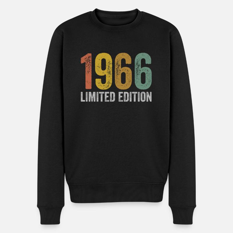 Millésime 1966 Édition Limitée Anniversaire - Pull Premium bio Homme - noir