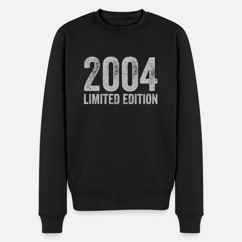 Millésime 2004 Édition Limitée Anniversaire - Pull Premium bio Homme - noir