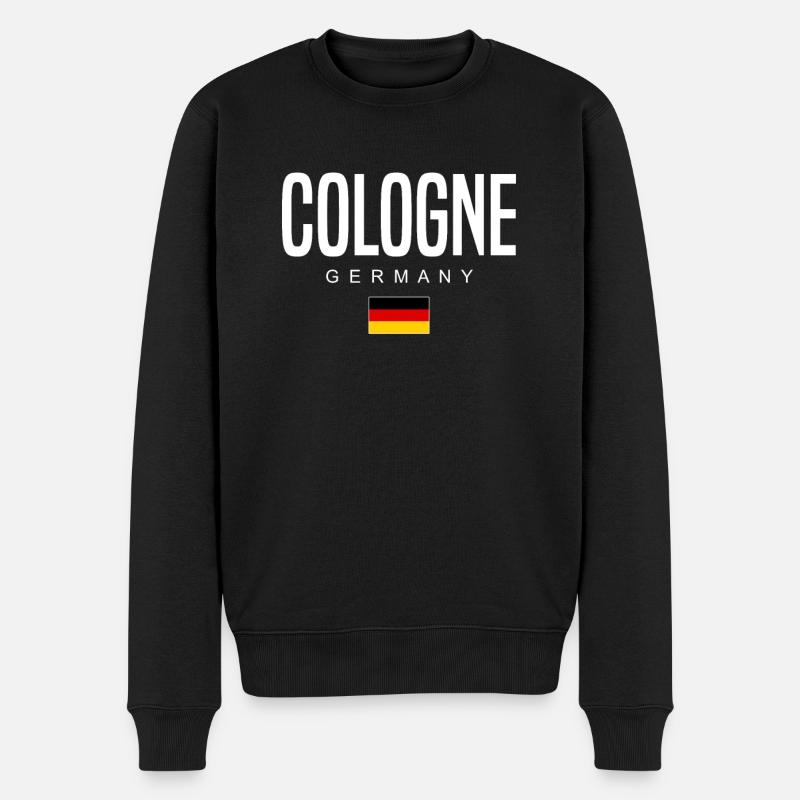 Cologne - Pull Premium bio Homme - noir