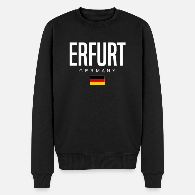 Erfurt - Pull Premium bio Homme - noir